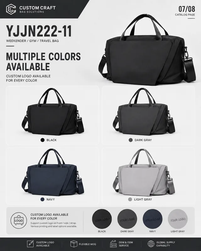 Custom Weekender Gym & Travel Bag YJJN222-11