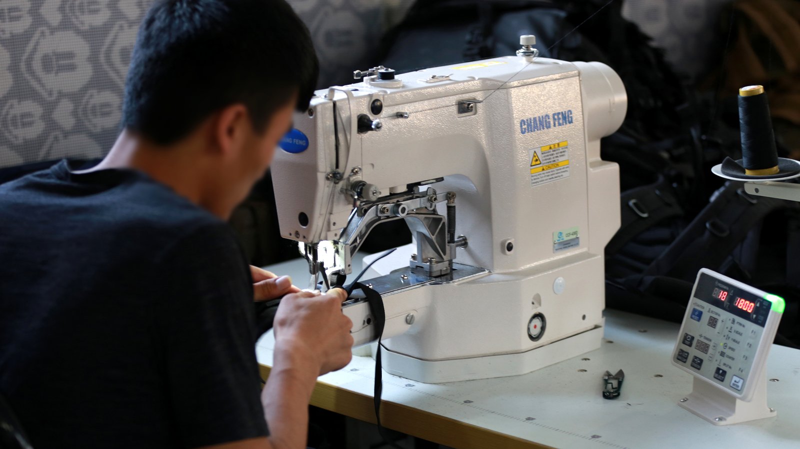 Factory sewing equipment