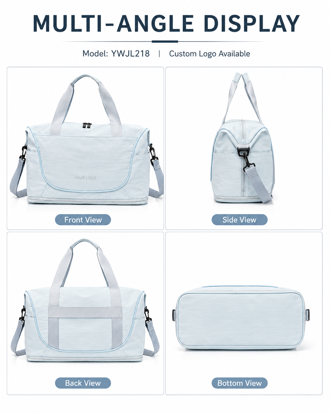 Custom Lightweight Travel Tote Bag YWJL218 image 1